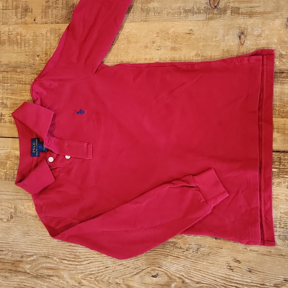 Polo Ralph Lauren boy's long sleeved shirt size 7
